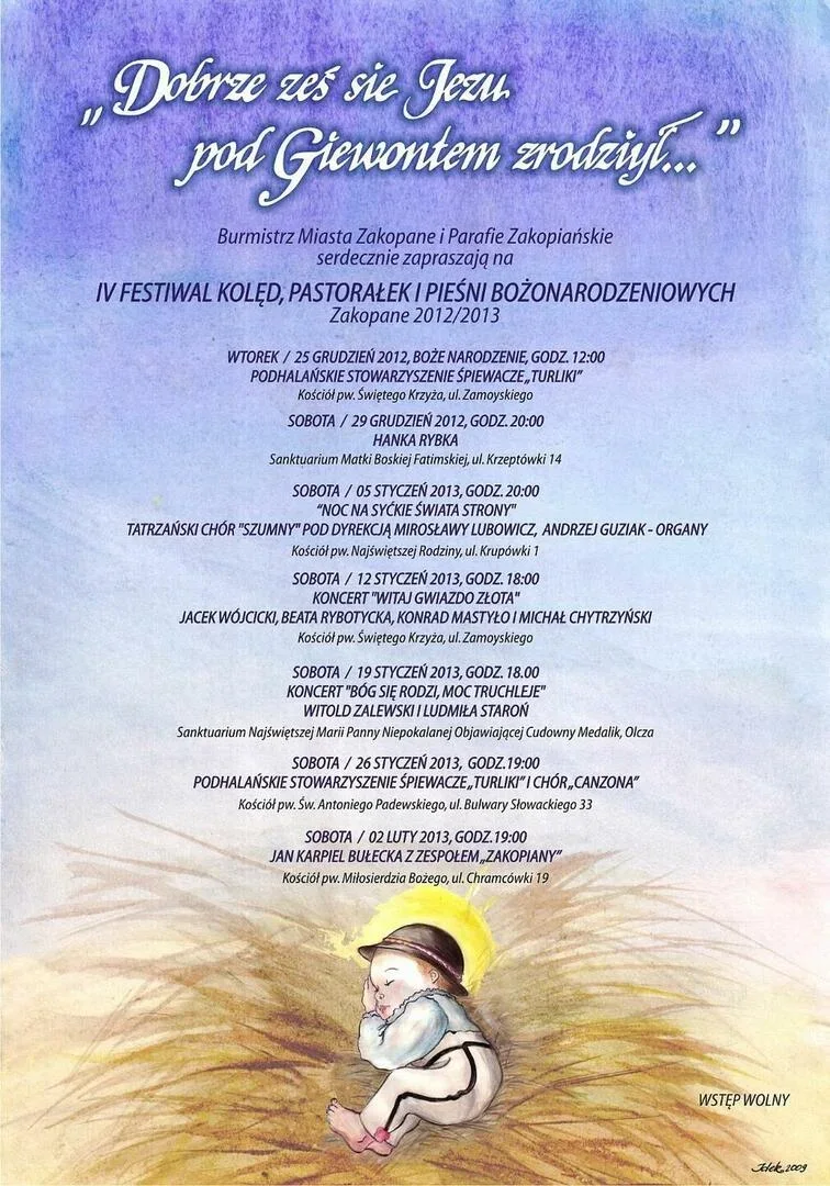 IV Festiwal Kolęd, Pastorałek i Pieśni Bożonarodzeniowych