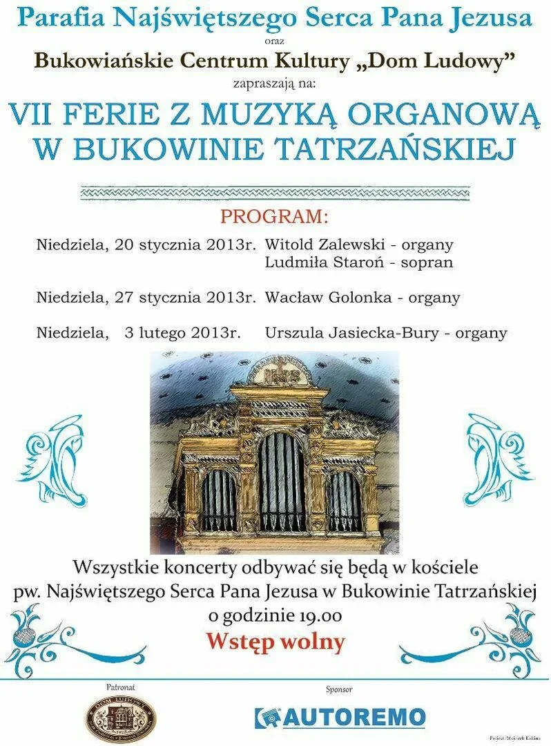 VII FERIE Z MUZYKĄ ORGANOWĄ