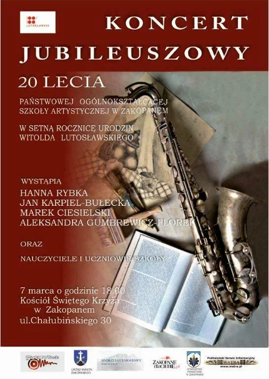Uroczysty koncert poświęcony obchodom 100-lecia urodzin wybitnego polskiego kompozytora Witolda Lutosławskiego