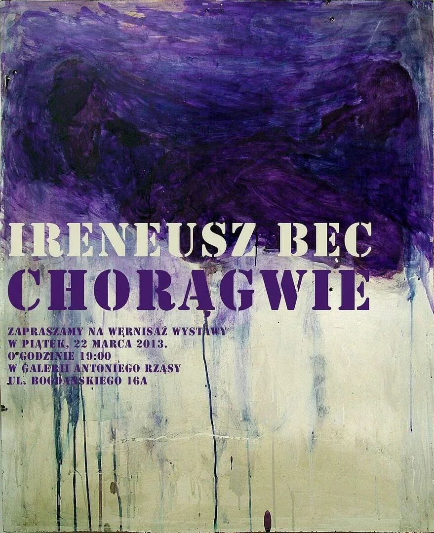 Otwarcie wystawy Ireneusza Bęca "Chorągwie"