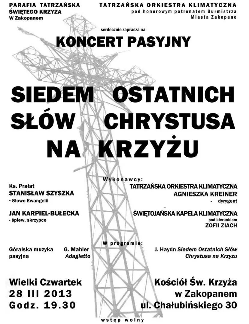 KONCERT PASYJNY