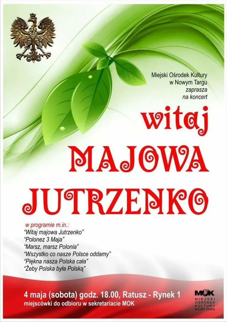 Witaj, Majowa Jutrzenko