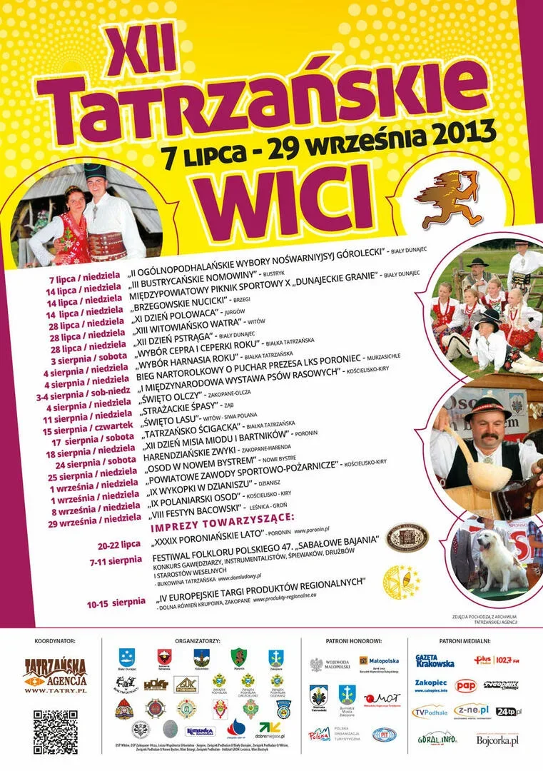 XII TATRZAŃSKIE WICI 2013