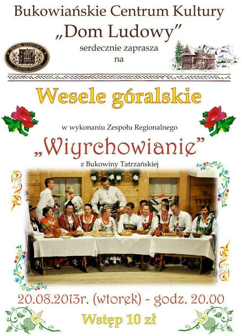 Wesele góralskie w wykonaniu Zespołu Regionalnego "Wiyrchowianie"