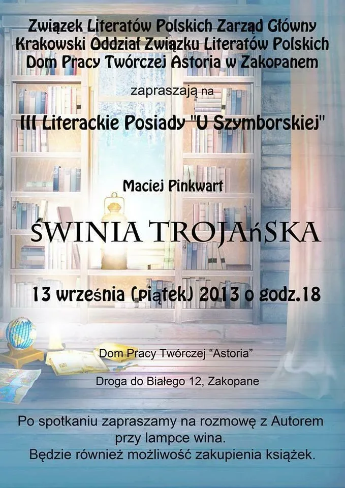 III Literackie Posiady "U Szymborskiej"