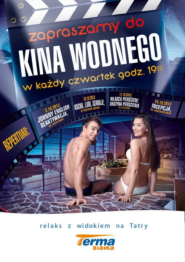 Filmowe wieczory w Termie Białka