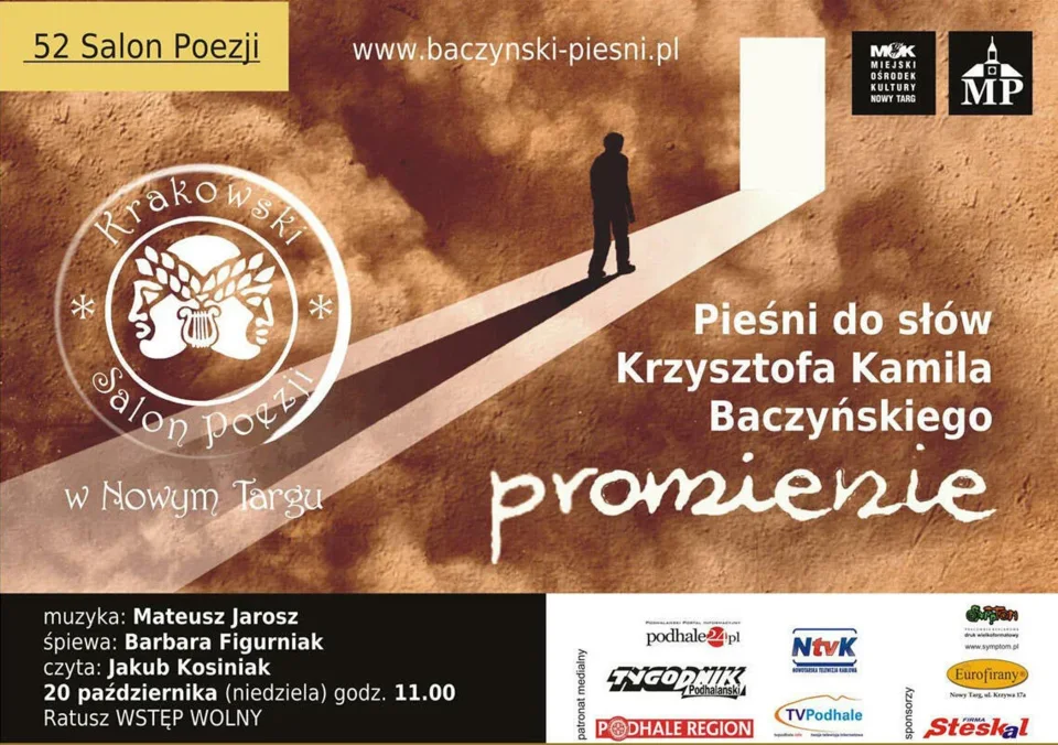 Promienie - pieśni do słów Krzysztofa Kamila Baczyńskiego na 52 salonie poezji