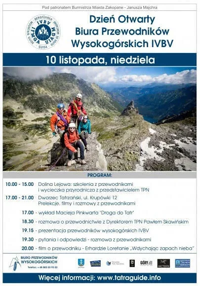 Dzień otwarty Biura Przewodników Wysokogórskich IVBV