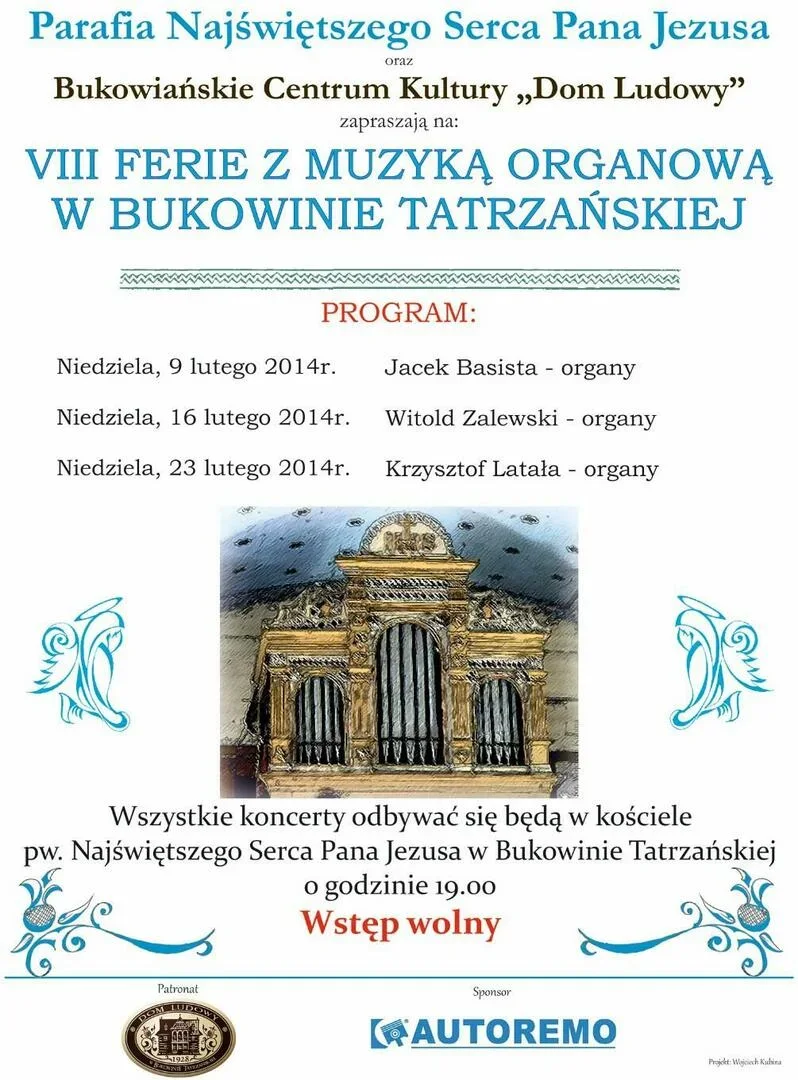VIII Ferie z Muzyką Organową