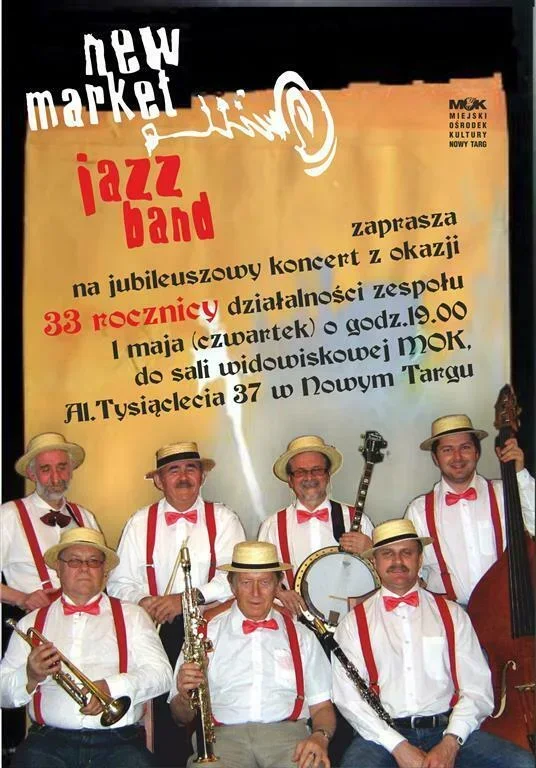 Jubileuszowy koncert „New Market Jazz Band”