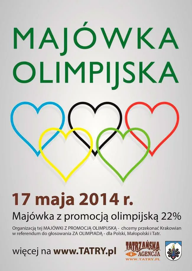 MAJÓWKA OLIMPIJSKA 17 MAJA 2014 R. - „KRAKOWIACY I GÓRALE RAZEM”