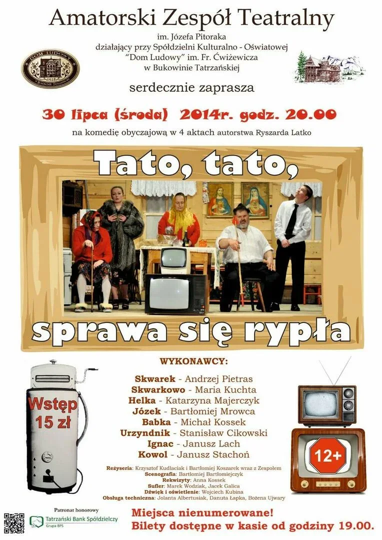 Komedia obyczajowa "Tato, tato sprawa się rypła"