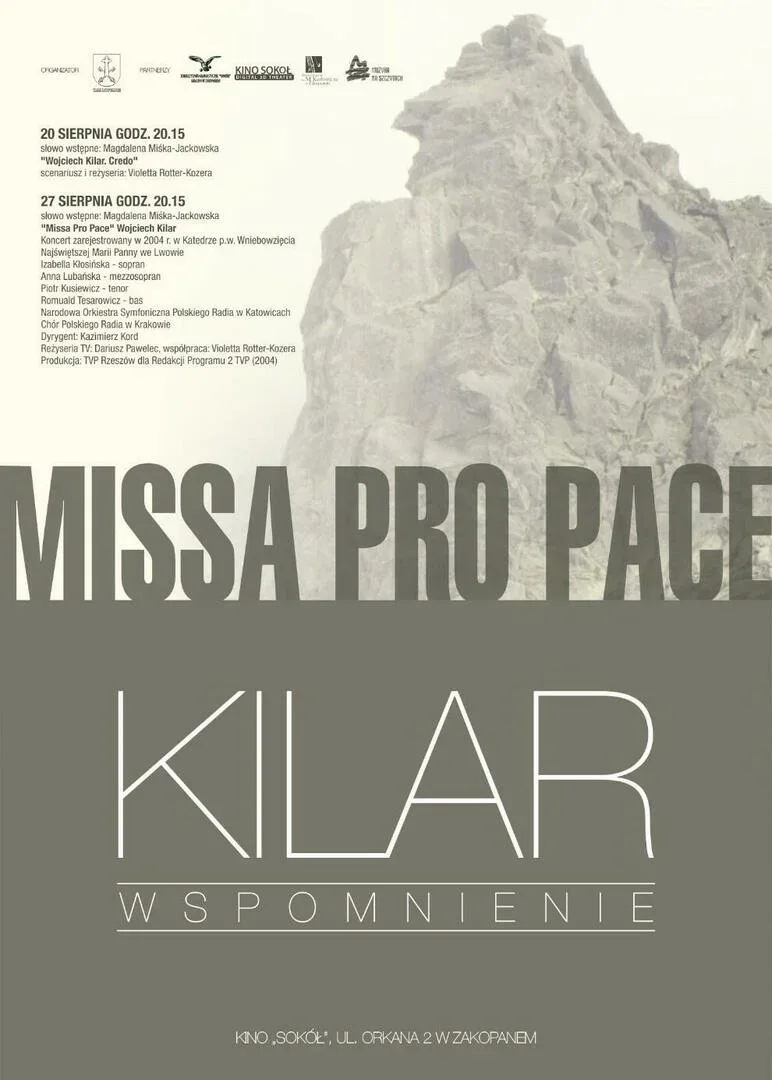 „Missa Pro Pace”/Kilar/Wspomnienie