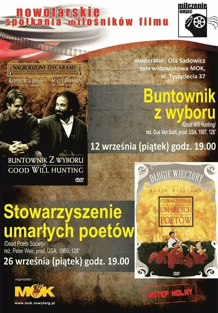 Nowotarskie Spotkania Miłośników Filmów - wrzesień