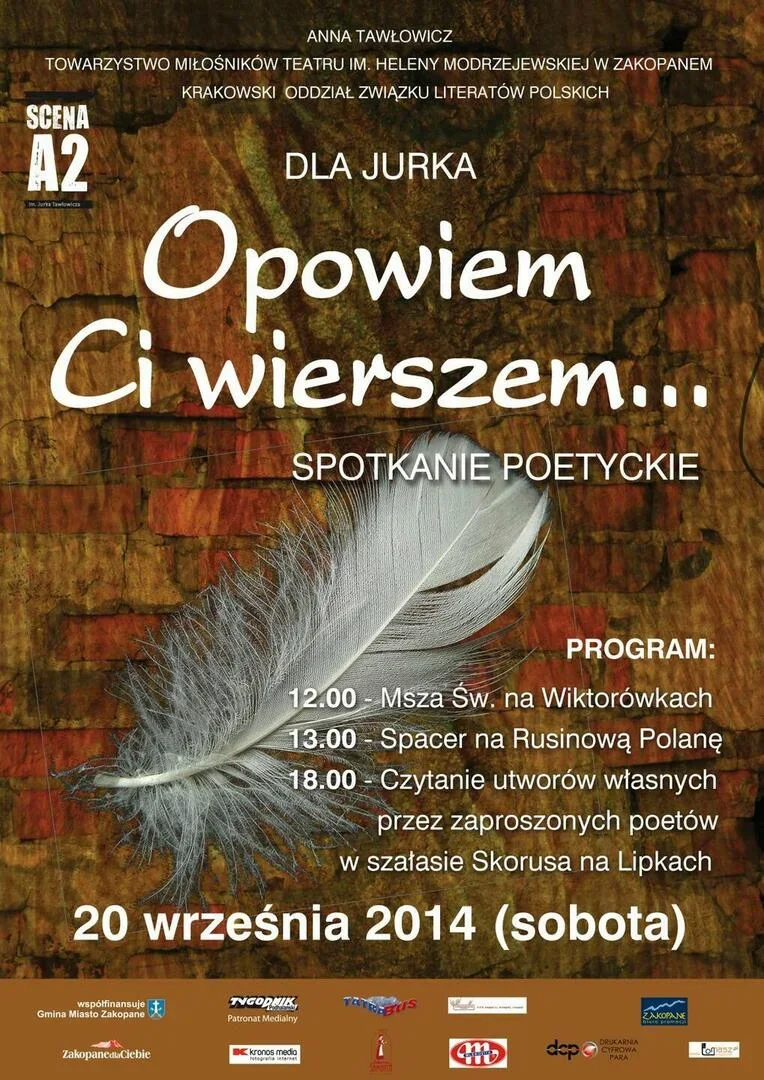 "Opowiem ci wierszem..." spotkanie poetyckie