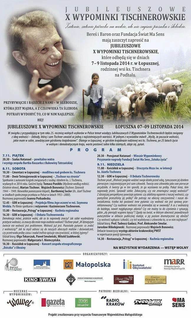 JUBILEUSZOWE X WYPOMINKI TISCHNEROWSKIE