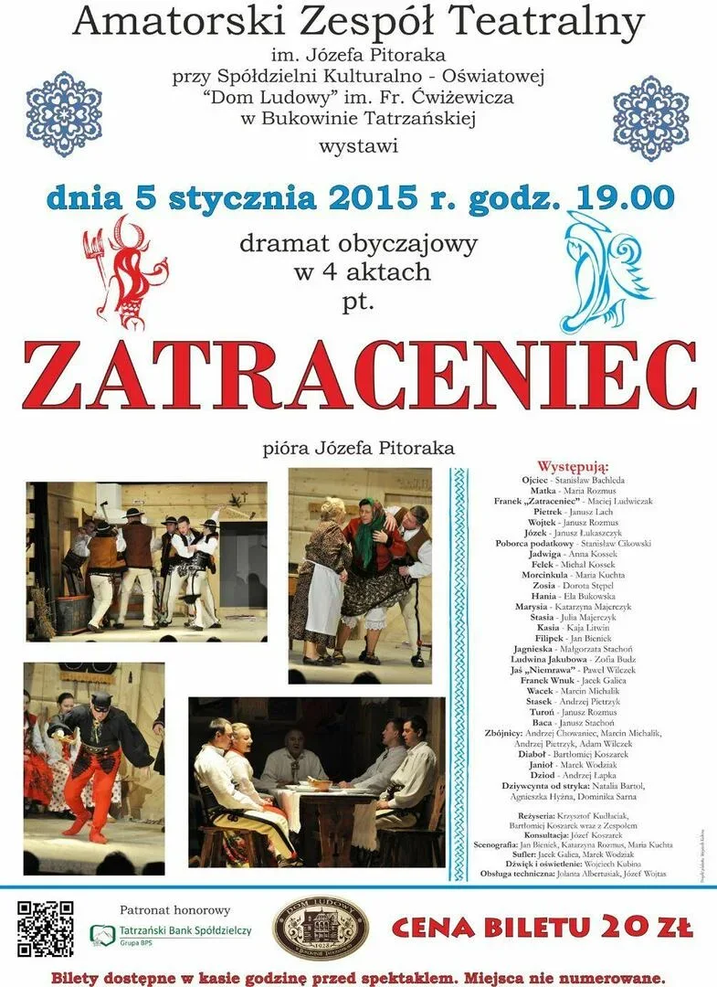 Dramat obyczajowy w 4 aktach „Zatraceniec”
