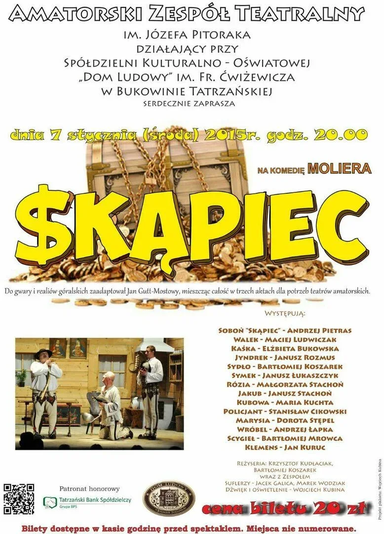 Sztuka teatralna pt. „Skąpiec”