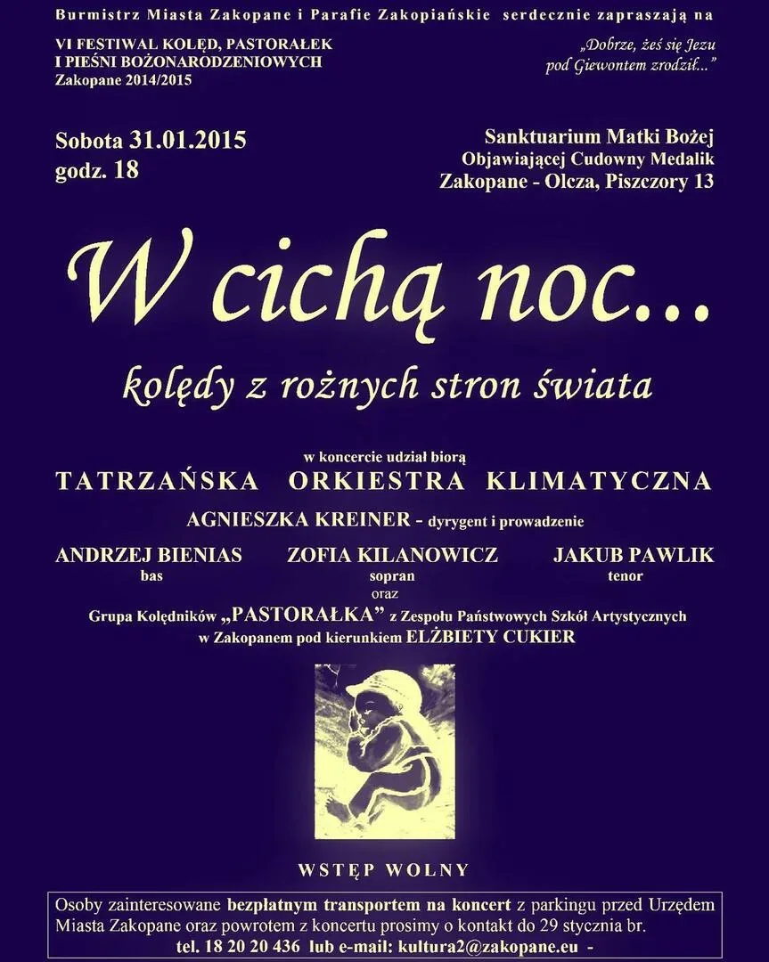 Koncert „W cichą noc... Kolędy z różnych stron świata”