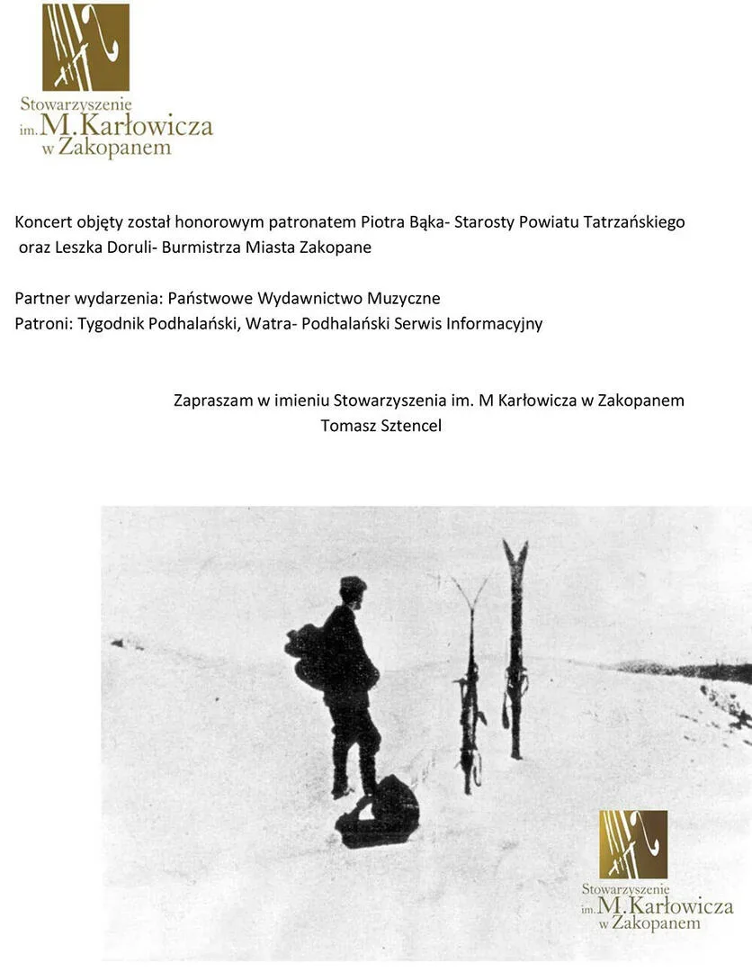 Mieczysław Karłowicz in memoriam
