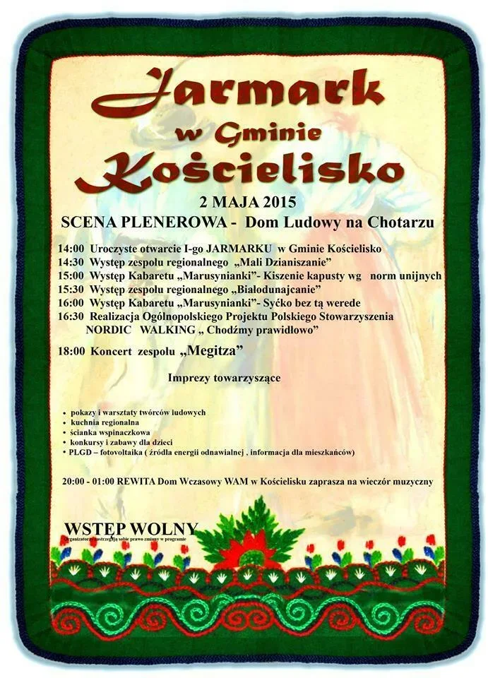 Jarmark w Gminie Kościelisko