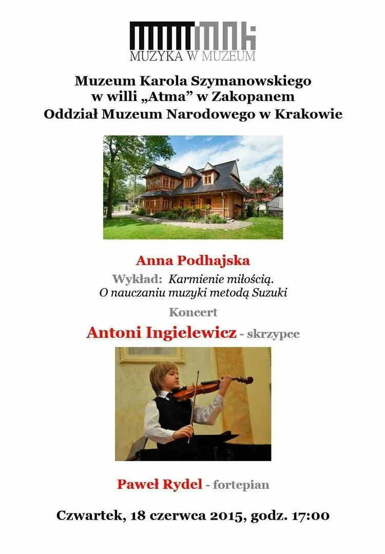 Młody wirtuoz w Atmie