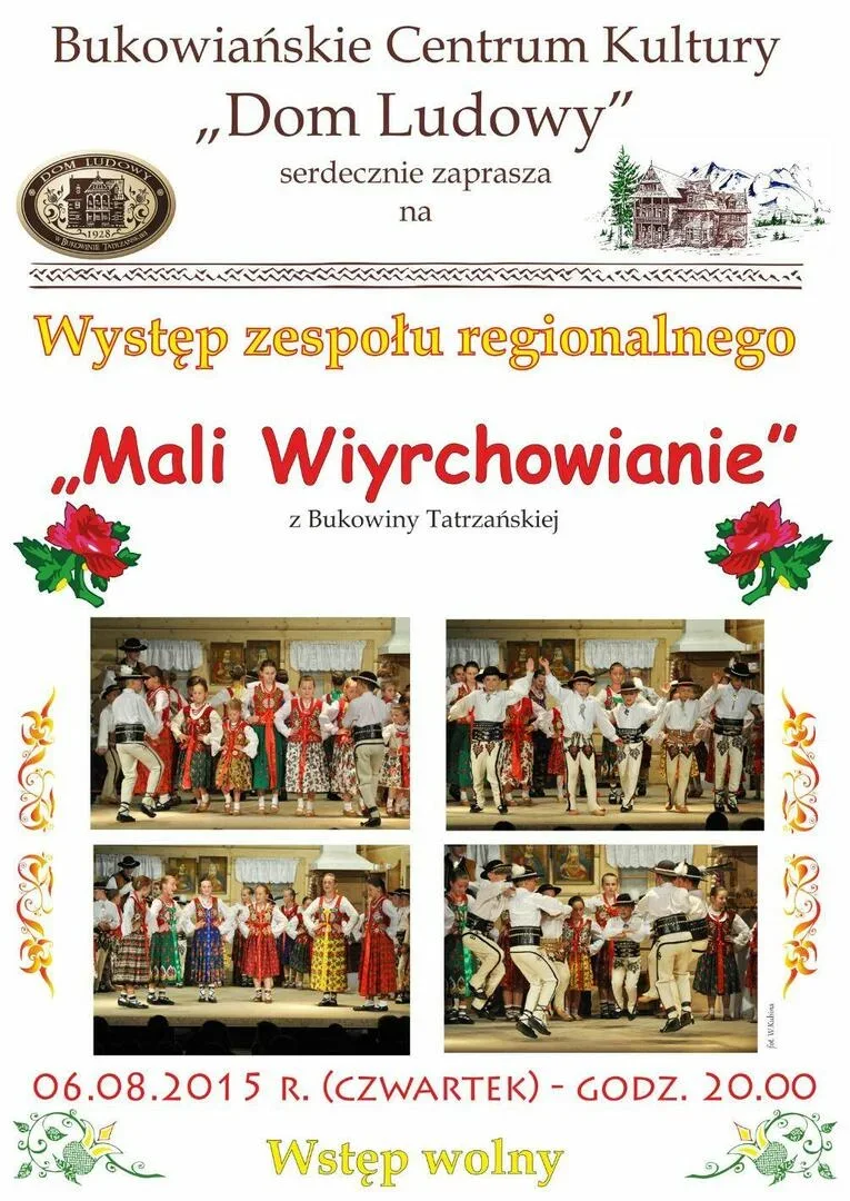 Występ zespołu „Mali Wiyrchowianie”