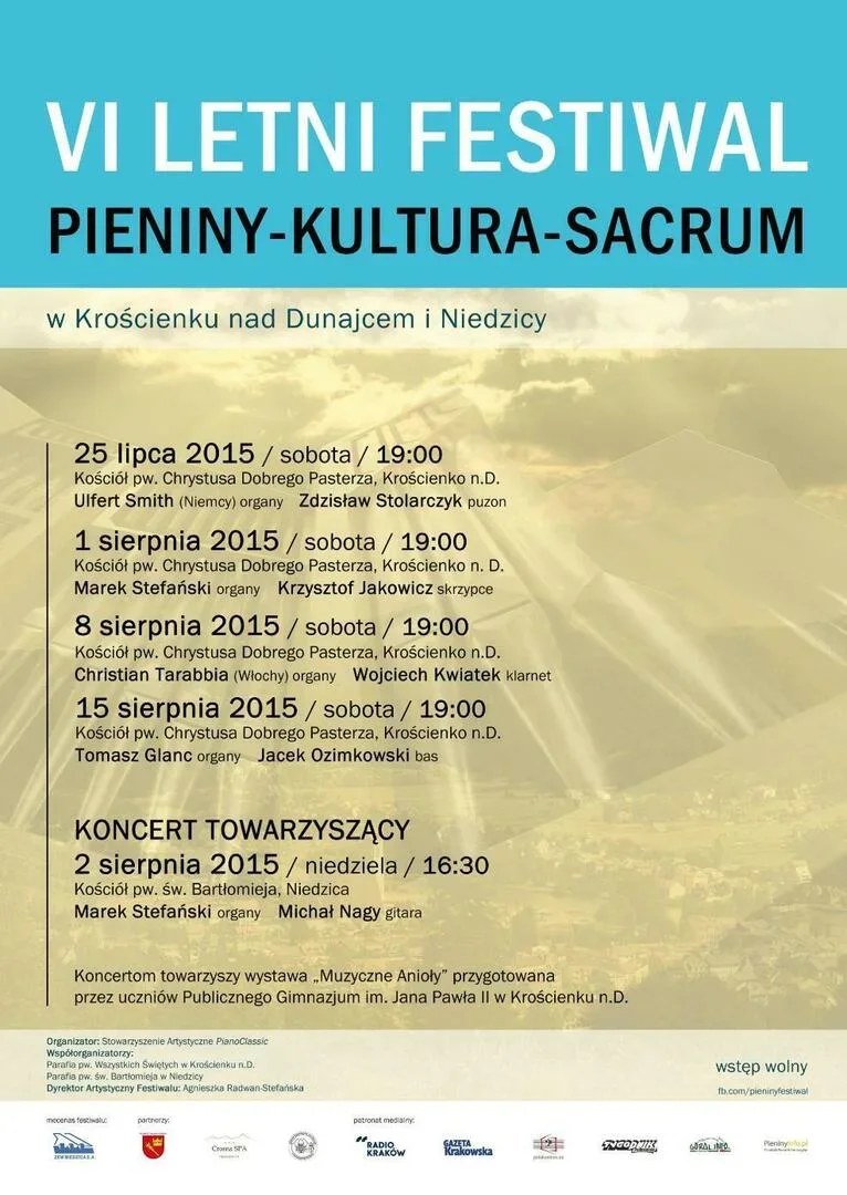 Koncert w ramach Festiwalu "Pieniny-Kultura-Sacrum"