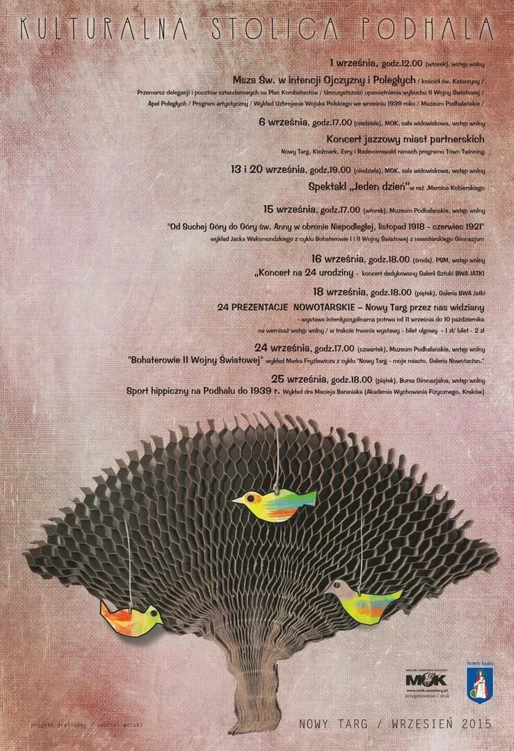 Kulturalna Stolica Podhala - wrzesień 2015