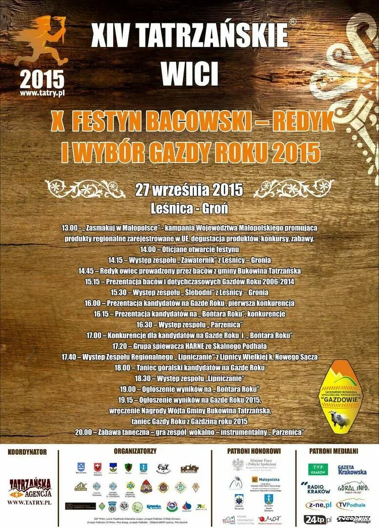 „X Festyn Bacowski” - Leśnica – Groń - Zakończenie XIV Tatrzańskich Wici