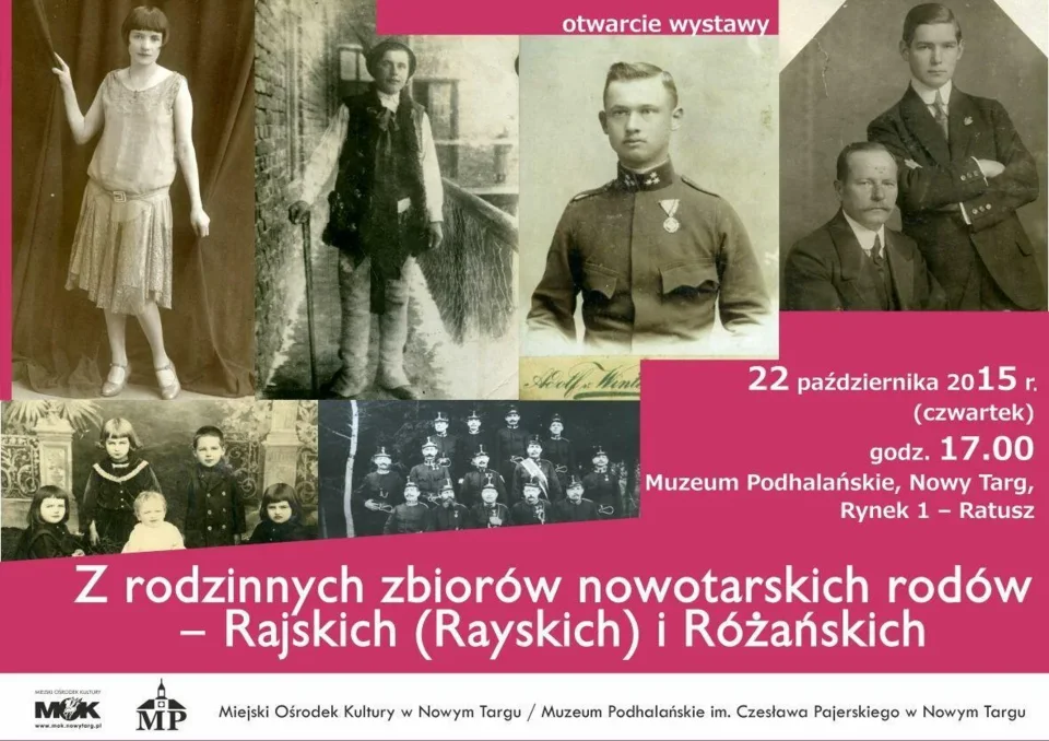 Z rodzinnych zbiorów nowotarskich rodów - Rajskich (Rayskich) i Różańskich