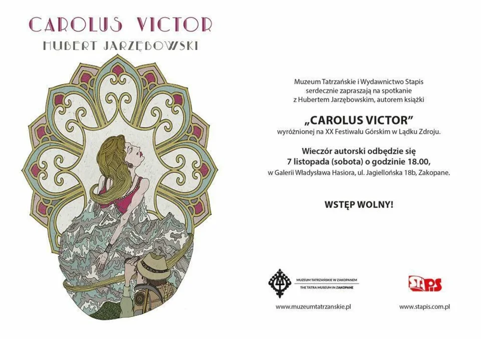 SPOTKANIE Z HUBERTEM JARZĘBOWSKIM – AUTOREM KSIĄŻKI „CAROLUS VICTOR”