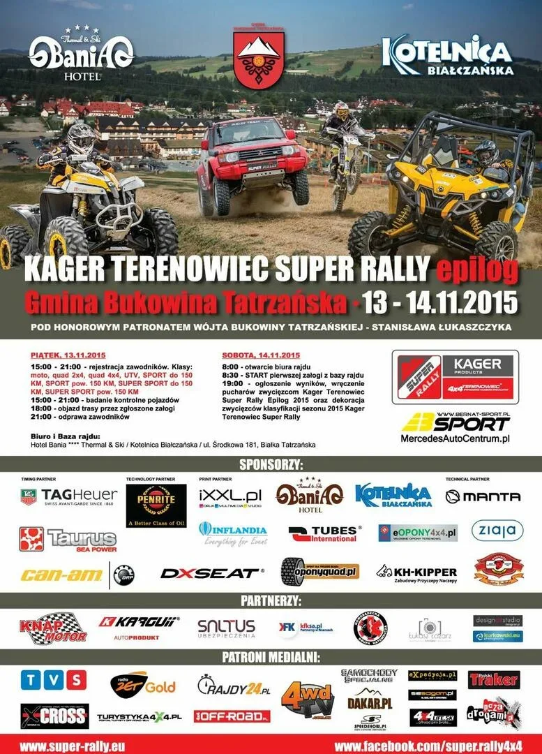 KAGER TERENOWIEC SUPER RALLY epilog 2015