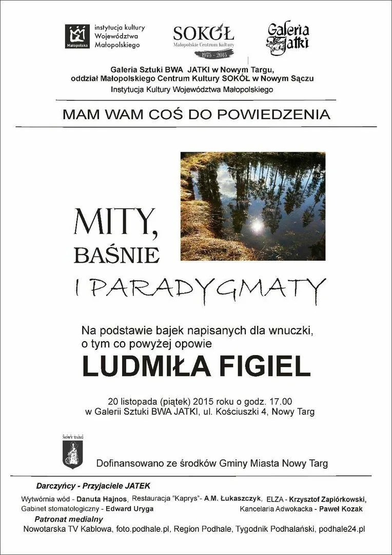 Wieczór opowieści "Mity, baśnie i paradygmaty"