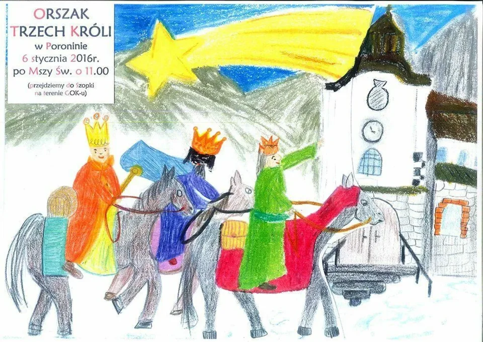Orszak Trzech Króli w Poroninie