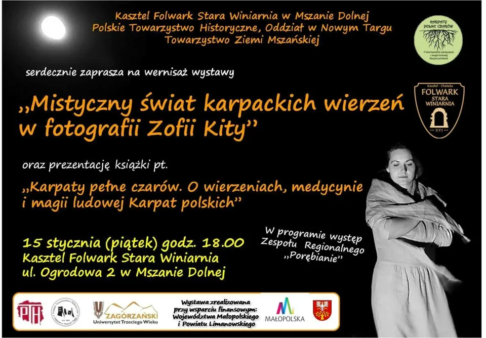 Wernisaż wystawy „Mistyczny świat Karpackich wierzeń w fotografii Zofii Kity”