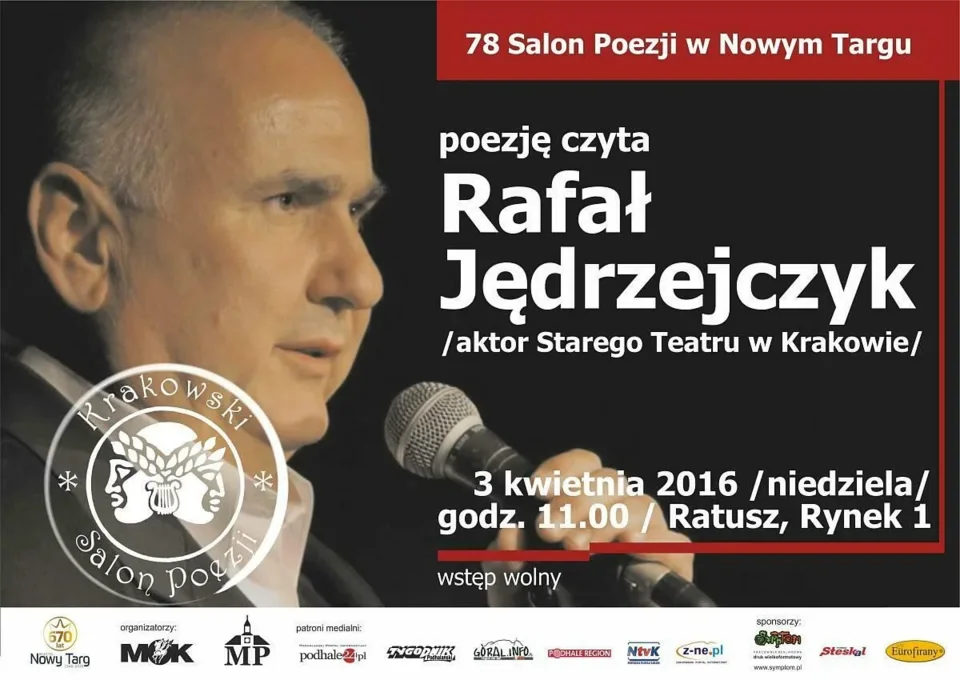 Zapraszamy na 78 salon poezji w Nowym Targu