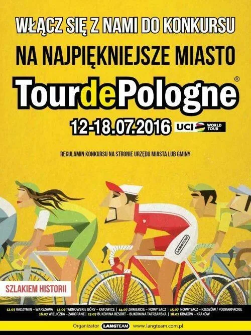 Zakopane najpiękniejszym miastem Tour de Pologne