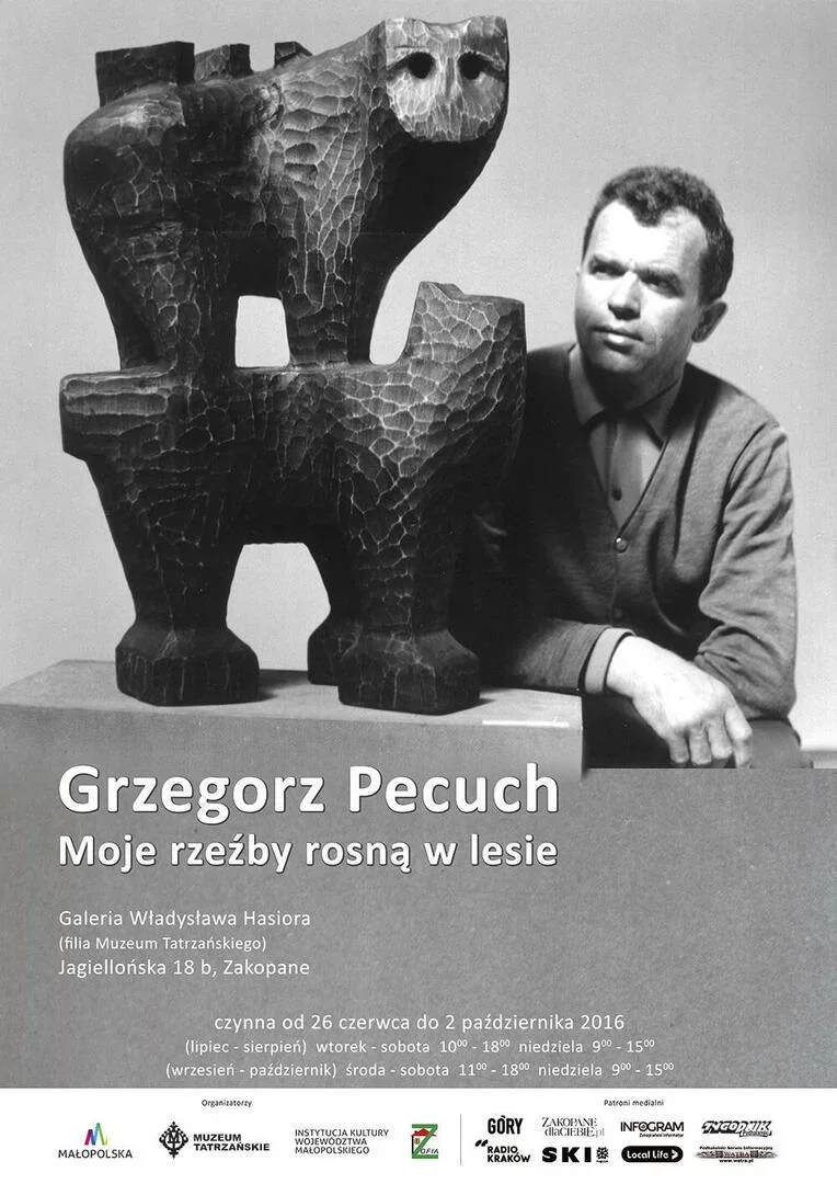 GRZEGORZ PECUCH „MOJE RZEŹBY ROSNĄ W LESIE”
