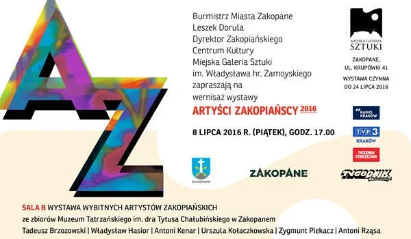 Wernisaż wystawy "Artyści zakopiańscy 2016"