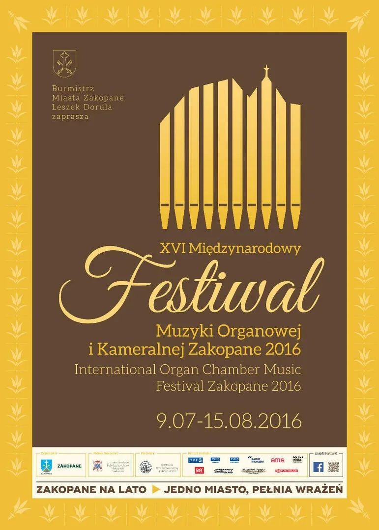 XVI Międzynarodowy Festiwal Muzyki Organowej i Kameralnej