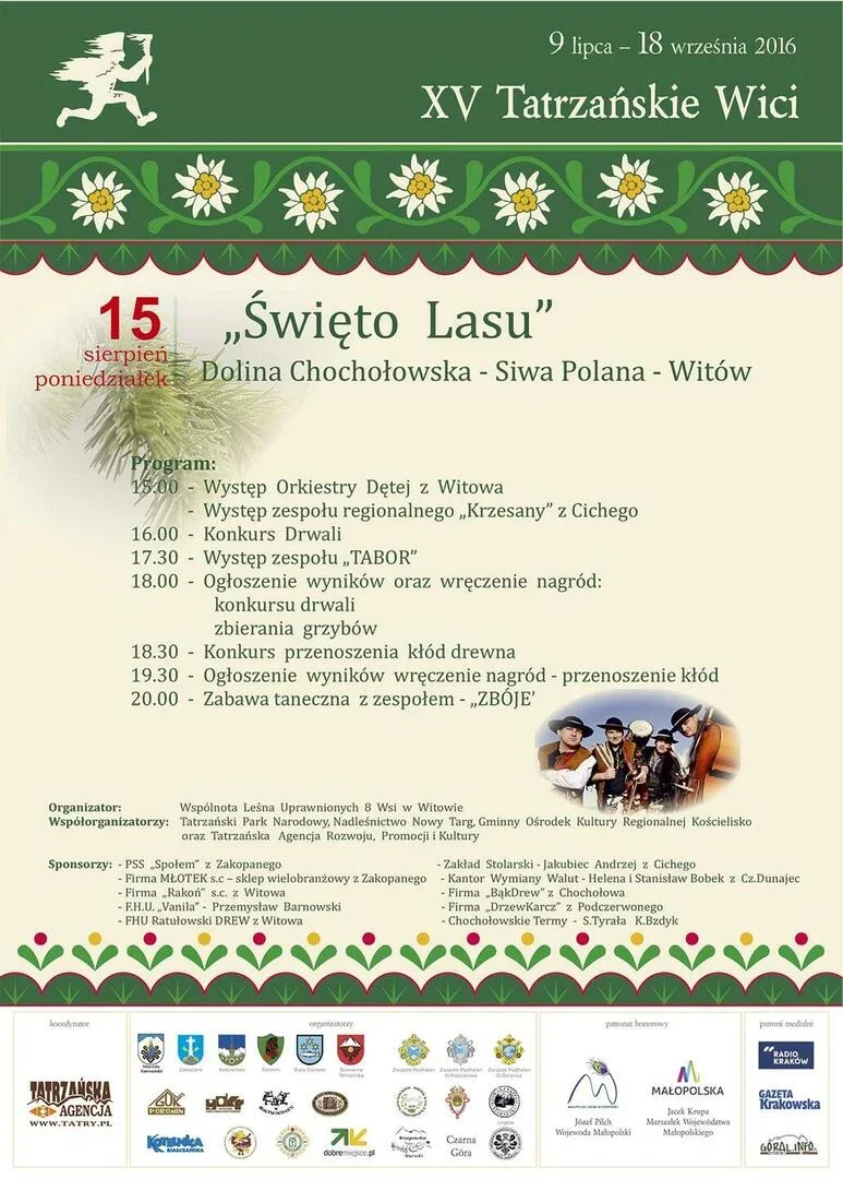 XV Tatrzańskie Wici - ŚWIĘTO LASU