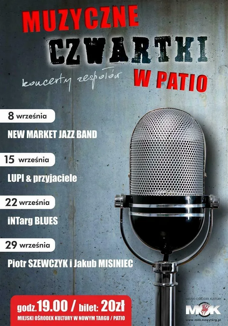 Muzyczne Czwartki w Patio - Koncerty zespołów
