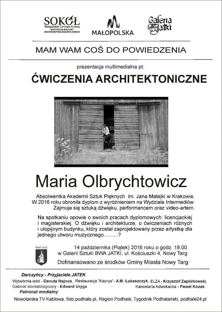 Spotkanie pt. "Ćwiczenia architektoniczne"