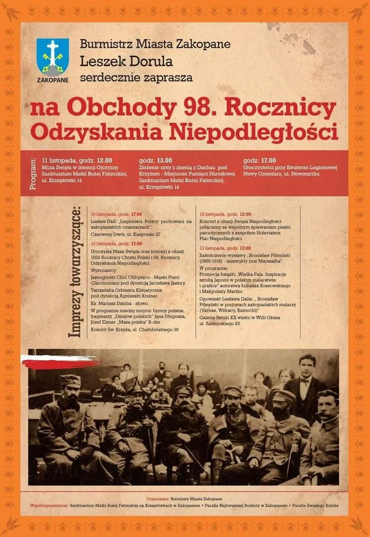 Obchody 98. Rocznicy Odzyskania Niepodległości