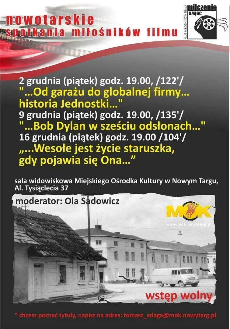 NSMF - Grudniowe spotkania z filmem