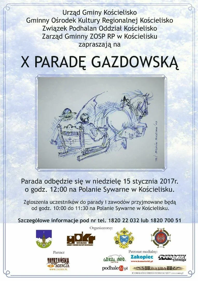 X PARADA GAZDOWSKA W KOŚCIELISKU