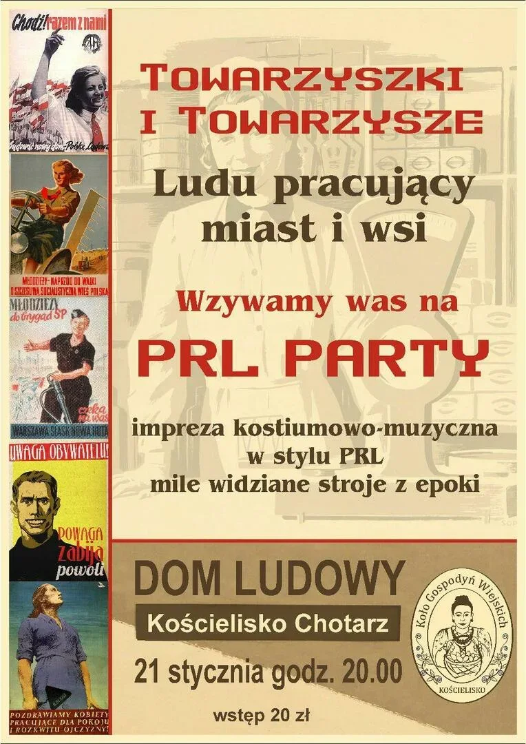 Zabawa w stylu PRL