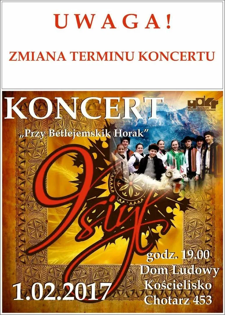 Koncert "Przy Betlejemskik Horak”