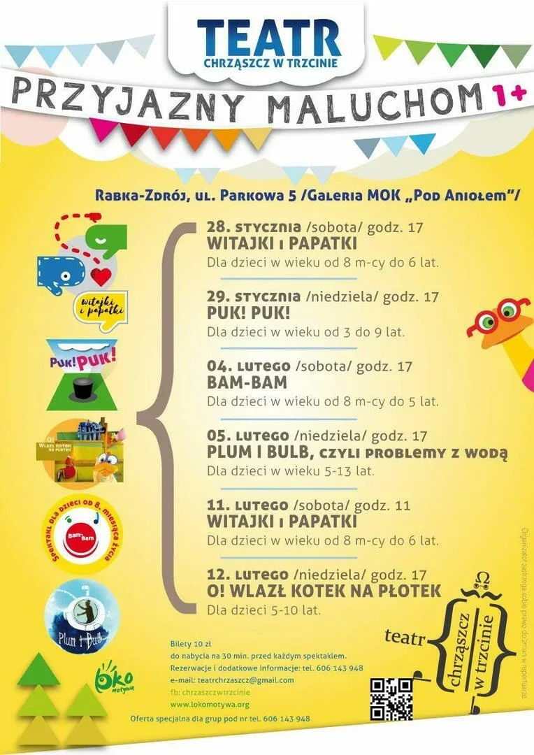 Teatr CHRZĄSZCZ W TRZCINIE - spektakle dla najmłodszych
